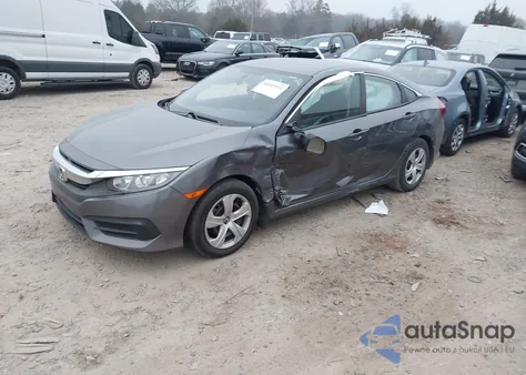 2018 Honda Civic Lx из США, поврежденный, VIN 19XFC2E56JE034549